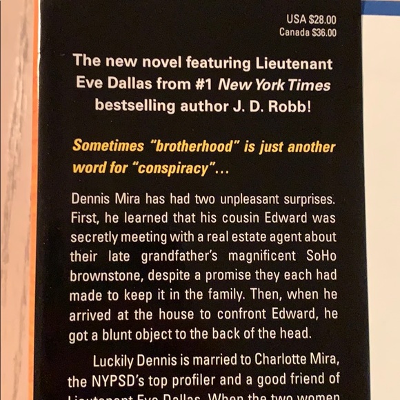 Brotherhood in Death. Crime mystery. Nora Roberts - Picture 3 of 4